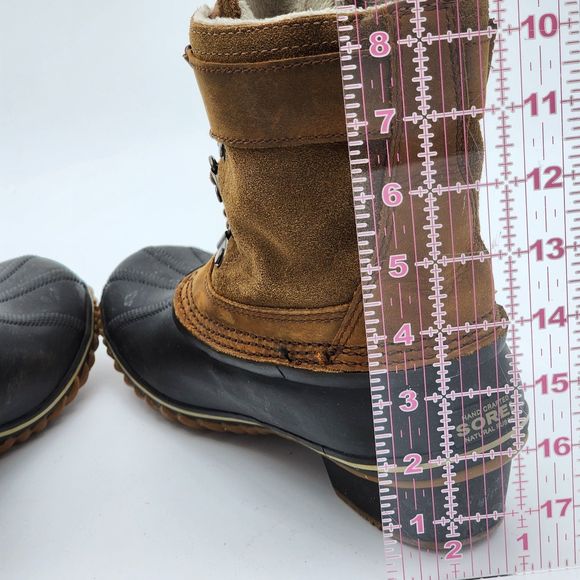 Sorel Winter Fancy Lace II Waterproof Mid Calf Boots Size 8 - Picture 9 of 9